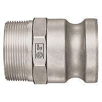 Lever Lock Cupla, Stainless Steel, Plug, LF Type (for Female Thread)