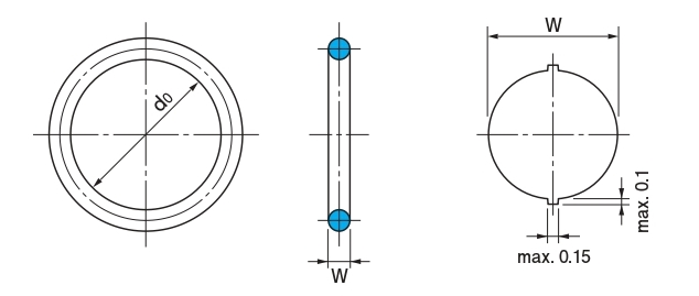 O-Ring, WEX series (O-Ring series for Water application: Static/Dynamic application)