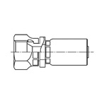 Swage Type Parallel Female Thread Union Fitting for Pipes (With 30° Female Seat) SE (SE-PF-03-3R) 