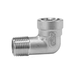 Stainless Steel Screw-in Pipe Fitting, Straight Elbow (SL40A) 