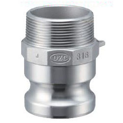 Stainless Steel Lever Coupling Male Screw Type Adapter OZ-F (OZ-F-SUS-2) 