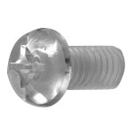 Polycarbonate Phillips Pan Head Screw (CSPPNPC-PC-M2.6-10) 