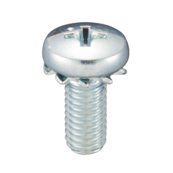 External Tooth Washer Integrated Phillips Head Binding Screw (External Tooth W) (CSPBDS-STN-M3-4) 