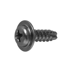 Cross Recessed Pan Washer Head Tapping Screws, 2 Models Grooved B-1 Shape (CSPPNSM2-ST-TP3-10) 