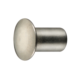 Thin, Rounded, Hollow Rivet (RIVETRSHO-SUS-M5-6) 