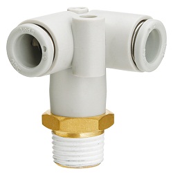 Male Delta Union KQ2D (Sealant) One-Touch Fitting KQ2 Series (KQ2D10-04AS) 