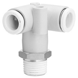 Male Delta Union 10-KQ2D (Sealant), One-Touch Fitting