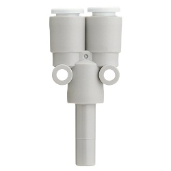 Plug-In Y 10-KQ2U, One-Touch Fitting (10-KQ2U06-99A) 
