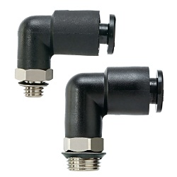 Antistatic Quick-Connect Fitting, KA Series, Elbow Union, KAL (KAL04-M6) 