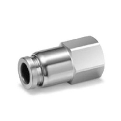 Female Connector KQB2F Metal One-Touch Fitting KQB Series  (KQB2F11-N02) 