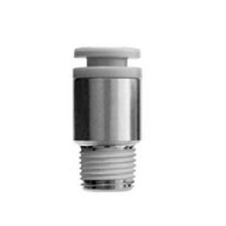 Hex Socket Head Male Connector 10-KGS Stainless Steel One-Touch Fitting, KG Series. (10-KGS06-01) 