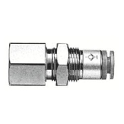 Bulkhead Female Union Fitting KCE One-Touch Pipe Fitting