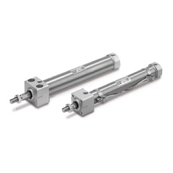 Air Cylinder, Direct Mount, Non-Rotating Rod Type, Double Acting, Single Rod CM2RK Series