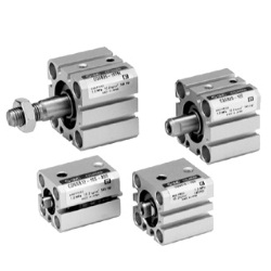 Compact Cylinder, Standard Type, Single Acting, Single Rod CQS Series (CDQSB16-10S-A90V) 