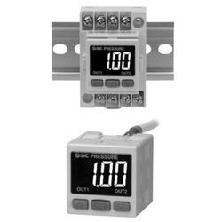 2-Color Display Digital Pressure Sensor Controller PSE300 Series (PSE304-MLDC) 