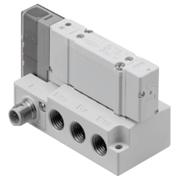 5-Port Solenoid Valve, Plug-In, SY3000/5000/7000 Series, Single Unit / Sub-Plate Type (SY5100-5U1-B-W2-02) 