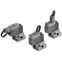 3-Port Solenoid Valve, Direct Operated, Rubber Seal, V100 Series (10-V124A-6MU-M5) 