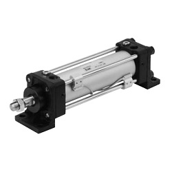 Tie-Rod Type Hydraulic Cylinder, Double Acting: Single Rod, CHA Series (CHDAF40-125-M9BAL) 