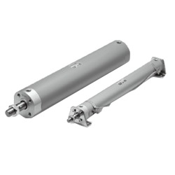 Standard Air Cylinder Double Acting / Single Rod CG1 Series Air Hydro Type (CDG1DH63-200Z-NW-M9BW) 