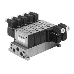 5-Port Solenoid Valve, Pilot Type, Direct Piping Type, VFS3000 Series ...