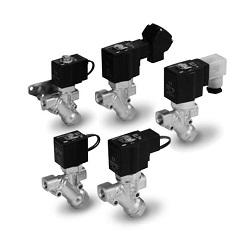 Direct Operated 2 Port Solenoid Valve With Built-in Y Strainer VXK21/22/23 Series (VXK2130-02-2GR1) 