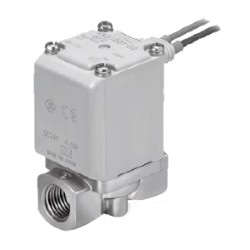 Direct Operated 2-Port Solenoid Valve Compatible With Rechargeable Batteries 25A-VX21/22/23 Series (25A-VX214JF) 