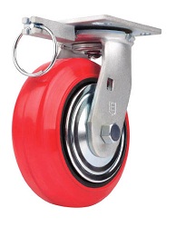 Caster For High Load Weight Use (Moisture-Resistant Urethane Wheels), Independent (TP6650-PCITGTLB) 