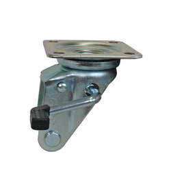 Standard Press Casters - For Medium Loads (Swivel With Stopper) Bracket Set (Without Wheels) (JB-130(L)) 