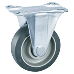 Gray Wheel Fixed Caster Without Stopper - K-612K 