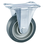 Gray Wheel Fixed Caster Without Stopper - K-612K