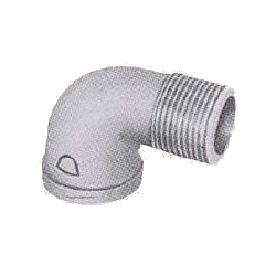 Pipe Fittings - Female/Male Elbow (Street Elbow) (with Band) - Plated