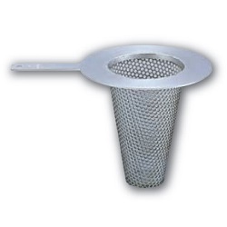Temporary Stainless Steel Strainer With Bottom (10T-1-80M-350A) 