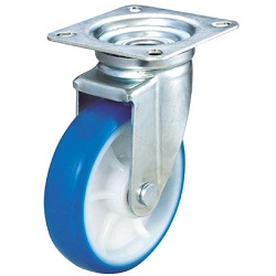 Cold-Tolerant Urethane Caster, Freely Rotating (TYPUJB-130A) 