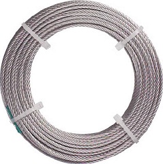 Stainless wire rope (nylon-coated type) (CWC1S5) 