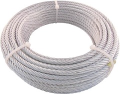 Plated wire rope JIS-certified product (JWM-12S10) 