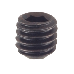 Value Hex Socket Set Screw, Cup Point — Black Oxide Finish / Pack —