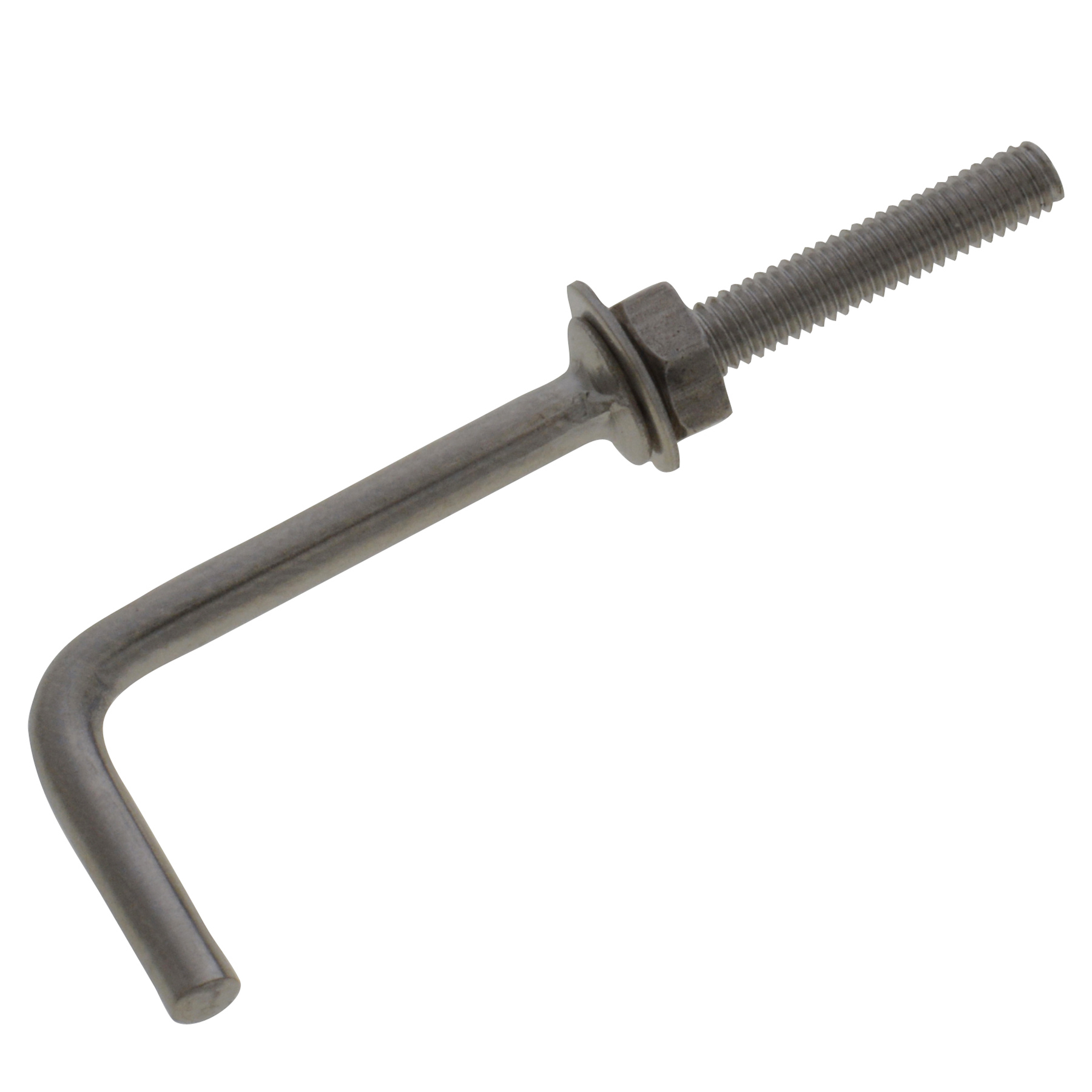 Stainless Steel L-Shaped Hook With Nut