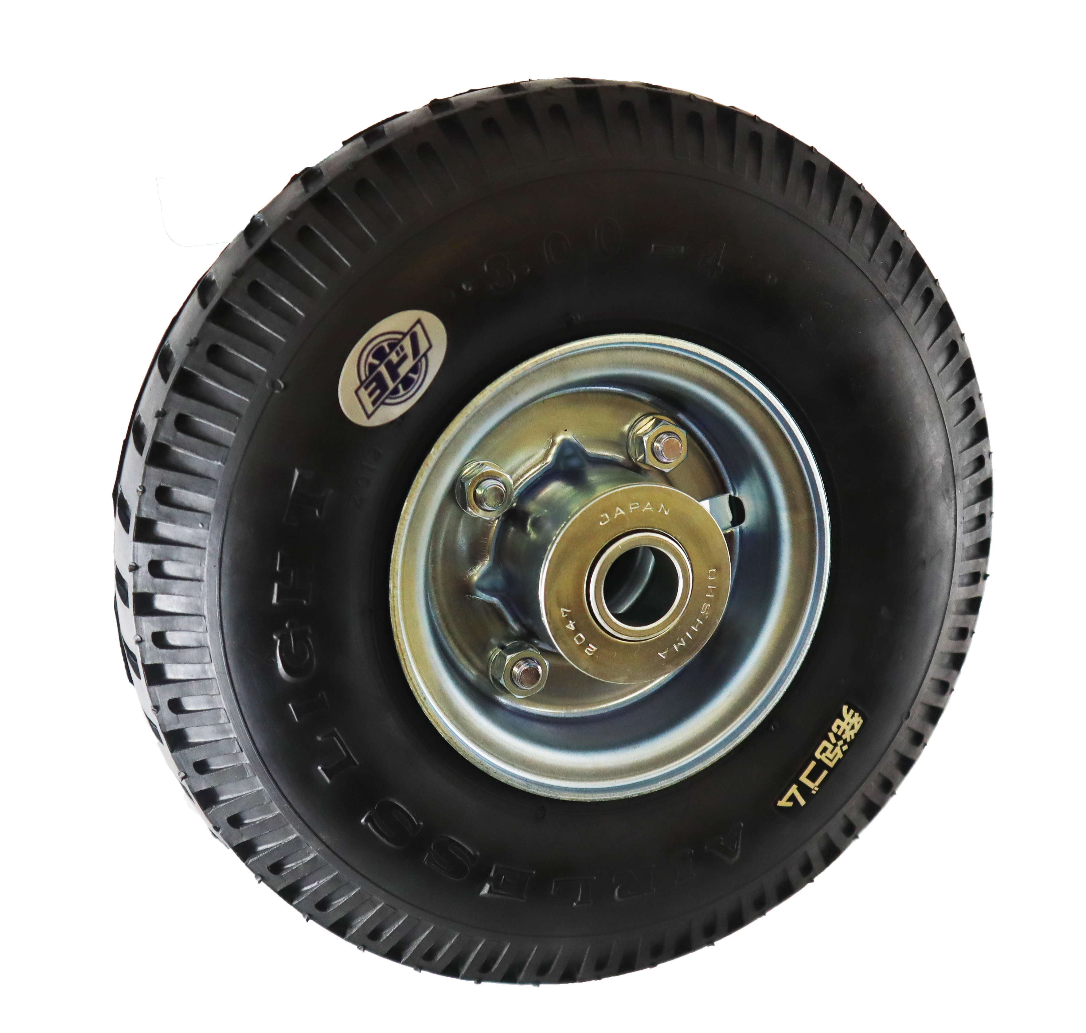 No-Puncture Foam (Cushion) Rubber Tire (HAL300-4-4P) 