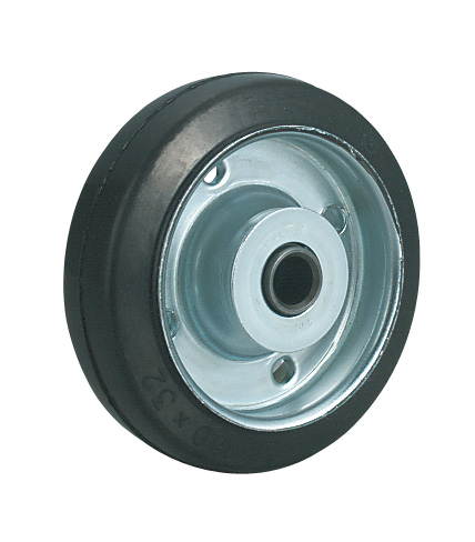Wheel, Rubber Wheel (W-130-12) 