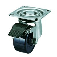 SUS-HG-S Universal Wheel Plate Type (with Stopper) (SUS-HG-75PBS) 