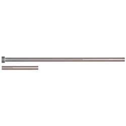 Gas Release Straight Ejector Pins -Die Steel SKD61 + Nitriding/Face Cut/Shaft Diameter/Length Designation Type-