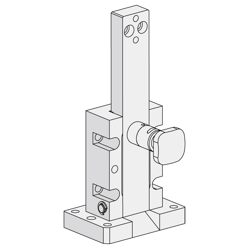 U Shape Aluminium Vertical Flip Components - Small Type -