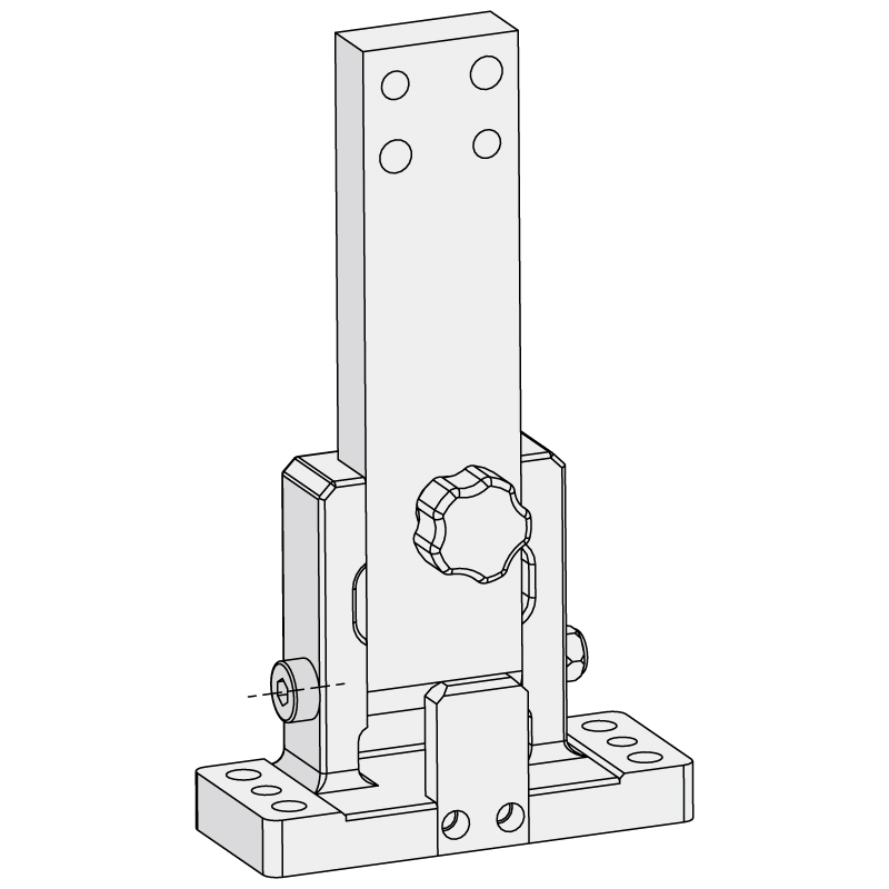U Shape Casting Vertical Flip Components - Large Type - (UZGLM80-255-NBB) 