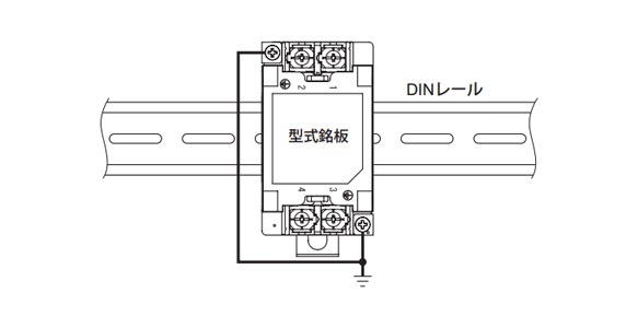 Precautions for mounting DIN rail