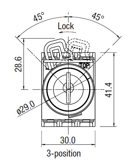 F type: Outline drawing