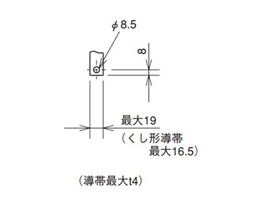 Strip processing drawing main body direct mount