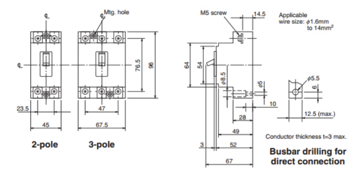 WS series MB type MCCB for motor protection: related image