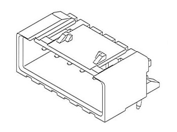 2.5-mm Pitch, Mini-Lock, Wafer Right Angle Type 53426 | MOLEX | MISUMI ...