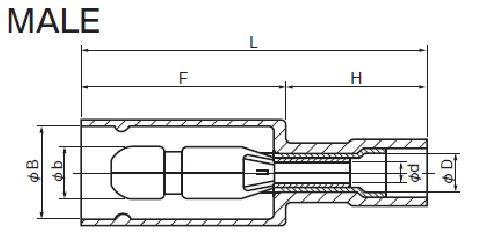 M type: Outline drawing