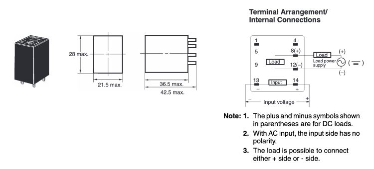 Solid State Relay G3F/G3FD: related images